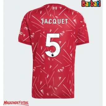 Liverpool Jeremy Jacquet #5 Tricou Fotbal Replică 2026-27 Barbati Acasa